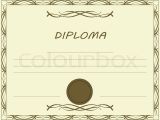 Cosmetology Certificate Template Diplom Aksjer Kompleks Vektor Colourbox
