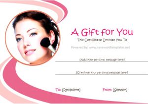 Cosmetology Certificate Template Gift Certificate Templates soft Templates