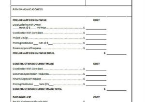 Costing Proposal Template 9 Cost Proposal Templates Free Sample Example format