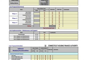 Costing Proposal Template Cost Proposal Template 17 Free Sample Example format