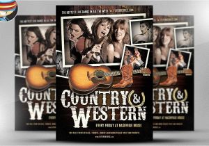 Country Western Flyer Template Free Country and Western Flyer Template 2 Flyer Templates On