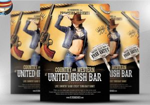 Country Western Flyer Template Free Country and Western Flyer Template Flyer Templates