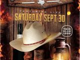 Country Western Flyer Template Free Country Artist event Flyer Template Western Country