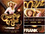 Country Western Flyer Template Free Country Night Western Flyer Template Flyerheroes