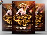 Country Western Flyer Template Free Country Night Western Flyer Template On Behance