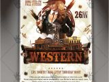 Country Western Flyer Template Free Western Party Premium Flyer Psd Template Psdmarket