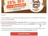 Coupon Code Email Template 31 Ways to Design Your Thanksgiving Email Template
