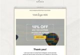 Coupon Code Email Template Email Newsletter Template Mailchimp Compatible HTML Coded