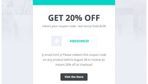Coupon Email Template Drip Email Templates Easy to Import Drip Email Templates