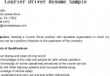 Courier Driver Resume Sample Driver Resumes Courier Driver Resume Sample