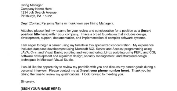 Cover Letter Addressed to Unknown Addressing Cover Letter to Unknown the Letter Sample