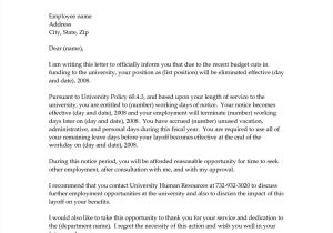 Cover Letter after Being Laid Off Cover Letter Laid Off Example Cover Letter
