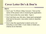 Cover Letter Dos and Donts Accounting Help Homework Accounting Help Homework Dos