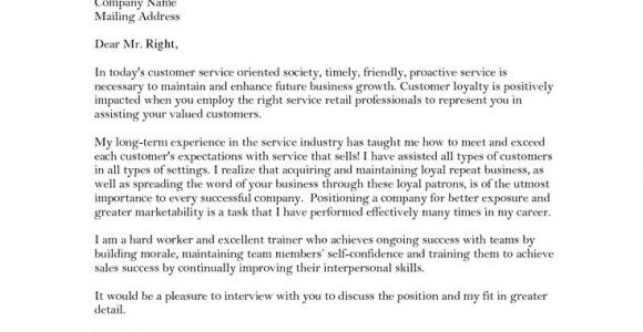 Cover Letter Examples for Customer Service Positions Customer Service Job Resume Cover Letter Govt Jobcover