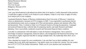 Cover Letter Examples for Entry Level Positions Entry Level Cover Letter Sample Sample Cover Letters