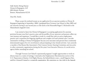 Cover Letter Examples for Lawyers Law Firm Cover Letter Sample the Letter Sample