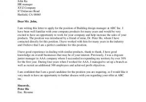Cover Letter Examples for Mechanical Engineers Sample Cover Letter Mechanical Engineering