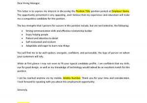 Cover Letter Examples for New Career Path 10 Sample Of Career Change Cover Letter