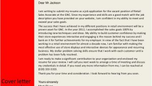 Cover Letter Examples for Retail Sales associate with No Experience Welcome to Cdct