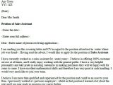 Cover Letter Examples for Sales assistant No Experience Good Cover Letters for Sales assistant Writefiction581
