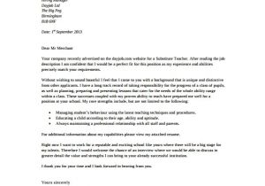 Cover Letter Examples for Substitute Teachers 6 Free Teacher Cover Letter Templates Word Pdf Free