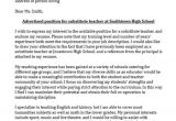 Cover Letter Examples for Substitute Teachers Substitute Teacher Cover Letter Sample Limeresumes