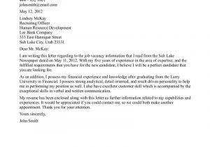 Cover Letter for A Consulting Firm Cover Letter Of Consulting