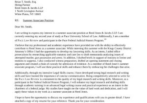 Cover Letter for A Law Firm Law Firm Summer associate Cover Letter Samples and Templates