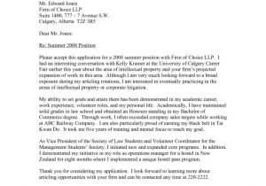 Cover Letter for A Law Firm Sample Legal Cover Letter Experienced attorney Letter Of