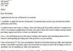 Cover Letter for Accounting and Finance Job Financial Accountant Cover Letter Example Icover org Uk