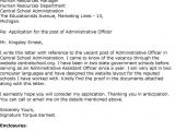 Cover Letter for Administration Officer Cover Letter for Administration Officer Letters Font