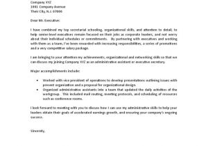Cover Letter for Administrative assistant at A University College Students Job Hunting Tips and Resources