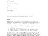 Cover Letter for Airline Customer Service Agent Sample Airline Customer Service Agent Cover Letter