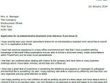 Cover Letter for An Administrator Administrative assistant Cover Letter Example Icover org Uk