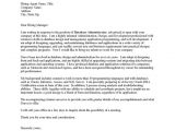 Cover Letter for An Administrator Useful Tips for Cover Letter Database Administrator