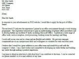 Cover Letter for An Office Job Office Junior Cover Letter Example Icover org Uk