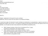 Cover Letter for Architecture Firm Architect Cover Letter Resume Badak