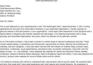 Cover Letter for Architecture Firm Cover Letter for Architecture Firm