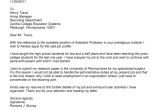 Cover Letter for assistant Professor Job Application Email format to Professor Slim Image