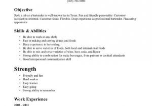 Cover Letter for Bartender with No Experience Bartending Resume No Experience Best Resume Collection