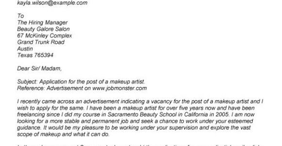 Cover Letter for Benefit Cosmetics Cover Letter for Benefit Cosmetics Download Cosmetics