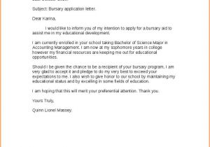 Cover Letter for Bursary Application Examples Cover Letter for Bursary Application Pdf Templates