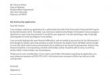 Cover Letter for Bursary Application Examples Scholarship Application Cover Letter Sample source