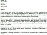 Cover Letter for Catering Job Post Reply