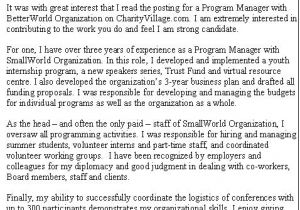 Cover Letter for Charity Job Career Q Demonstrating Quot Best Fit Quot In A Cover Letter