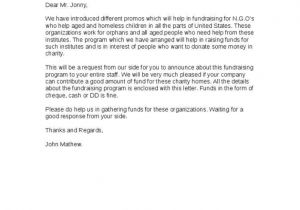 Cover Letter for Charity Job Cover Letter Examples for Fundraising Job