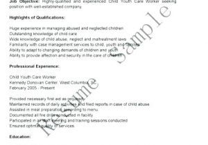 Cover Letter for Child and Youth Worker Sample Cover Letter for Youth Worker with No Experience