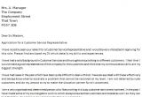 Cover Letter for Client Services Customer Service Representative Cover Letter Example
