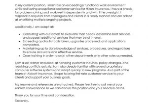 Cover Letter for Client Services Customer Service Representative Cover Letter Examples