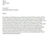 Cover Letter for College Academic Advisor Position 6 Sample Academic Advisor Cover Letters Sample Templates
